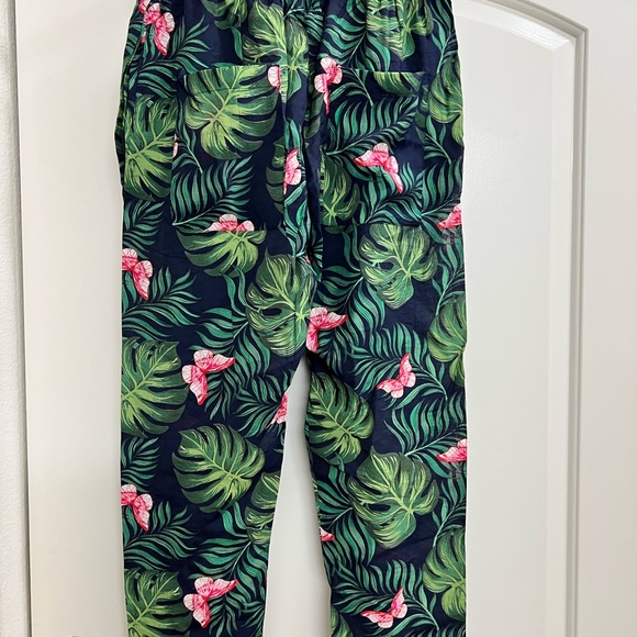 NWT Free People Sandrine Rose Butterfly Tropical Bush Pants - Picture 6 of 13